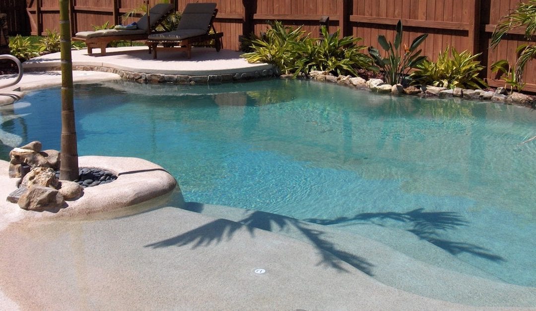 Zero Entry Pools Look Like a Beach in Your Own Backyard
